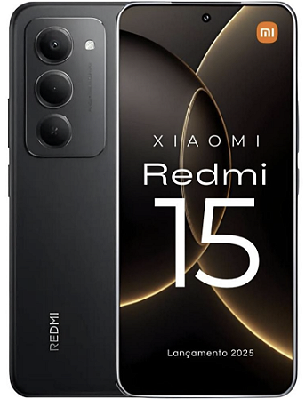 Smartphone Xiaomi Redmi 15 256GB / 8GB Ram 4G - Global - Preto