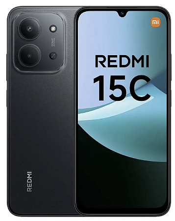 Smartphone Xiaomi Redmi 15C 256GB / 8GB Ram 4G - Global - Preto