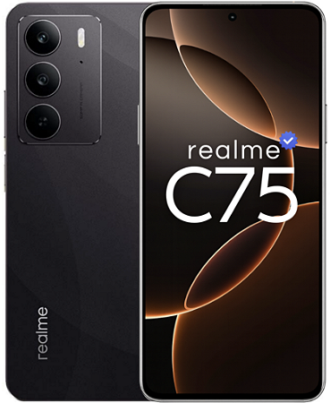 Smartphone Realme C75 + NFC 256GB / 8GB Ram 4G - Global - Preto