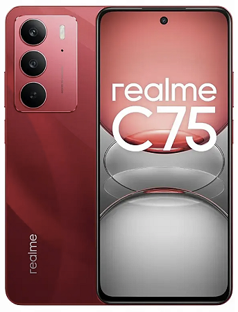 Smartphone Realme C75 + NFC 256GB / 8GB Ram 4G - Global - Vermelho