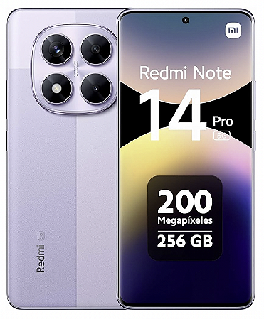 Smartphone Xiaomi Redmi Note 14 PRO 256GB / 8GB Ram •4G• - Lilás