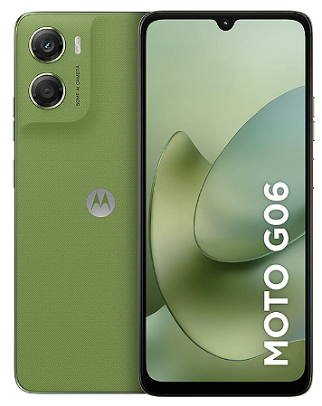 Smartphone Moto G06 4G Tela 6,9 128GB Câmera 50MP Motorola - Verde