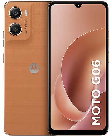 Smartphone Moto G06 4G Tela 6,9 128GB Câmera 50MP Motorola - Laranja