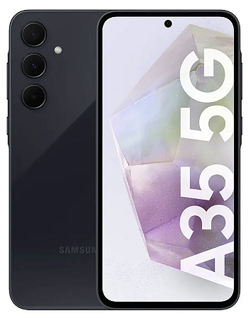 Smartphone Samsung Galaxy A35 256GB 5G 8GB RAM Tela 6,6" Câm. Traseira 50+8+5MP Frontal 13MP - Azul Marinho
