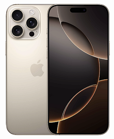 Apple iPhone 16 Pro Max 256GB Dourado - Bateria 90% - Semi-Novo - Todo Original