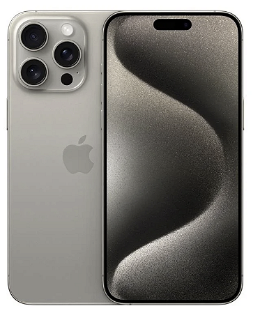 Apple iPhone 15 Pro Max 256GB Titânio Natural - Bateria 83% - Semi-Novo - Todo Original
