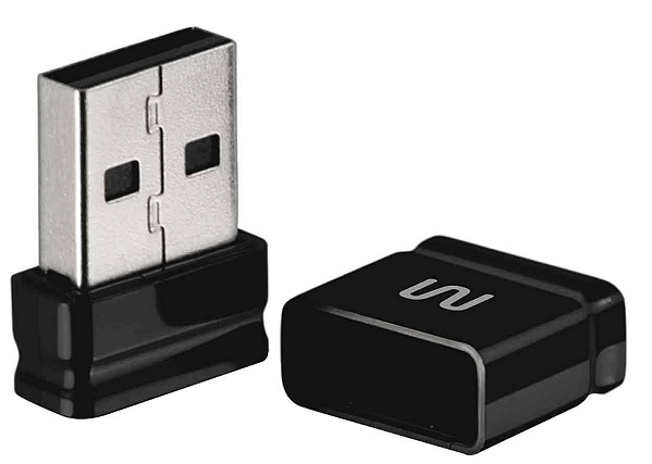 Pen Drive Nano 16GB USB Leitura 10MB/s e Gravação 3MB/s Preto Multilaser - PD054