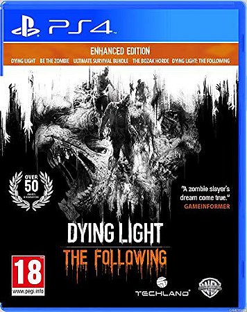 DYING LIGHT THE FOLLOWING ENHANCED EDITION PS4 (INGLÊS) - VT GAMES