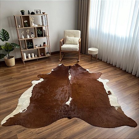 Tapete de couro Bovino HereFord 2,05x2,40