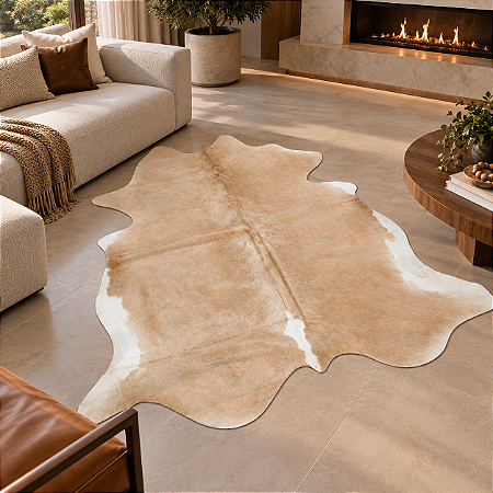 Tapete de couro Bovino 1,90x2,10m-Nobre couros