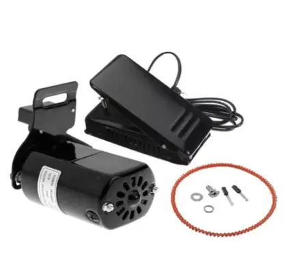 Motor Pedal para Máquina Costura Doméstica Caseira Singer Elgin Vigorelli Reta e Zig Zag
