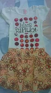 conjunto saia e blusa lilica ripilica