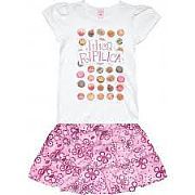 conjunto saia e blusa lilica ripilica