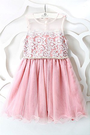 vestido infantil rose