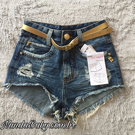 short jeans de menina