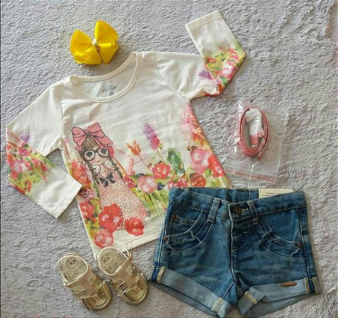 conjunto moletom infantil marisol