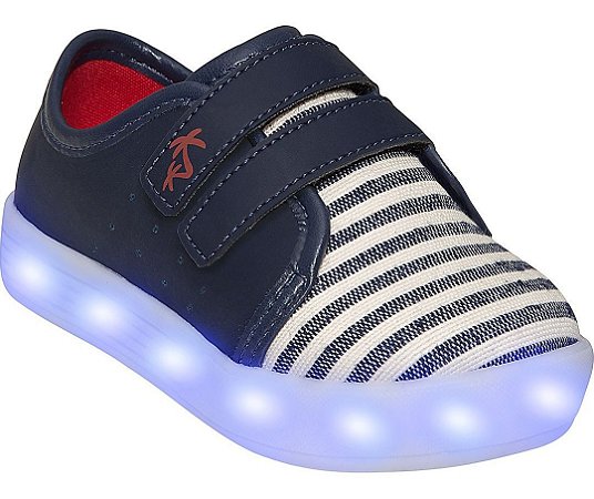 sapato infantil de led