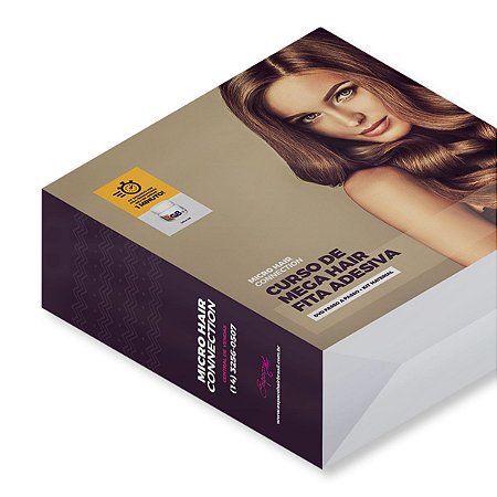 Curso de Confecção Mega Hair Fita Adesiva G8 mais DVD com Kit Produtos