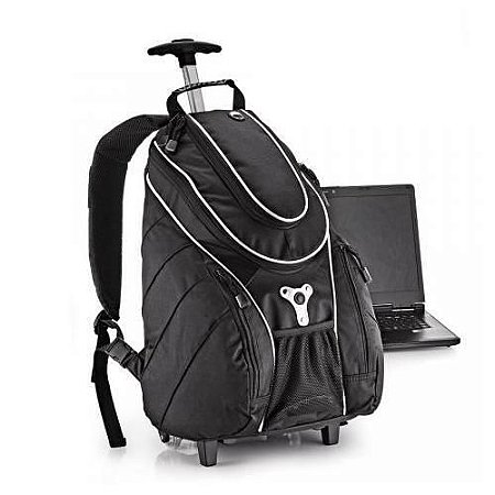 MOCHILA PRETA PARA EM POLYESTER