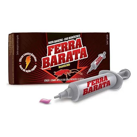 FERRA BARATA BARATICIDA EM GEL 10 GRAMAS