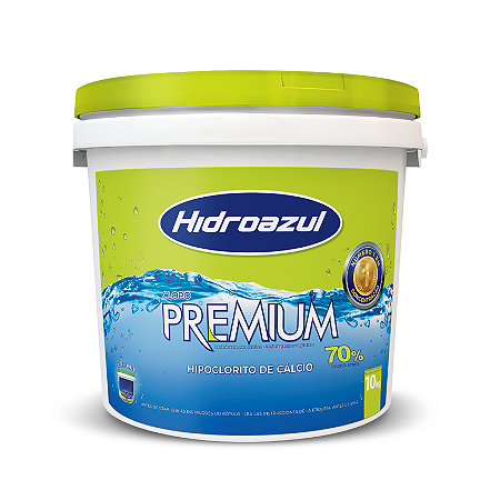 HIDROAZUL CLORO GRANULADO - HIPOCLORITO DE CALCIO -  PREMIUM 10 KGS