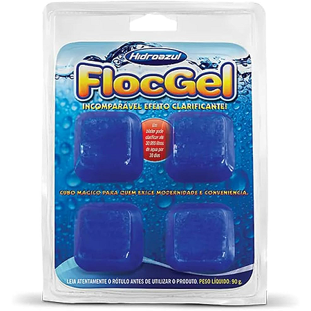 HIDROAZUL FLOC GEL BT 04 UNIDADES