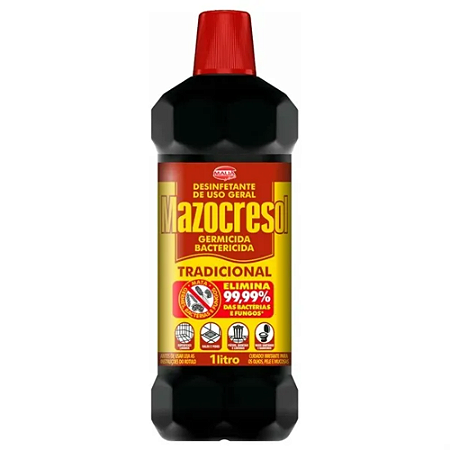 DESINFETANTE MAZOCRESOL USO GERAL PET 01 LITRO