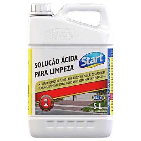 SOLUCAO ACIDA PARA LIMPEZA START 05 LITROS