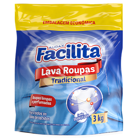 AUDAX FACILITA LAVA ROUPAS EM PO 03 KGS