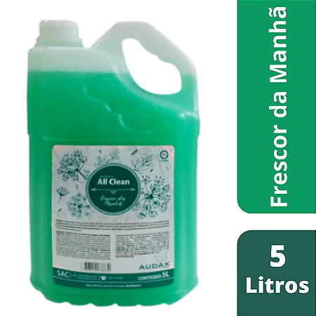 AUDAX CLEAN SABONETE FRESCOR DA MANHA 05 LITROS
