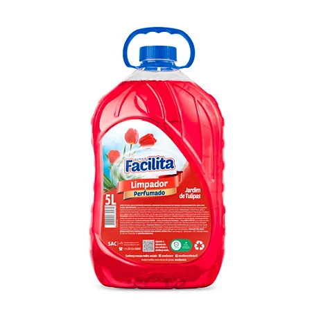 AUDAX FACILITA LIMPADOR  PERFUMADO JARDIM DE TULIPAS 05 LITROS