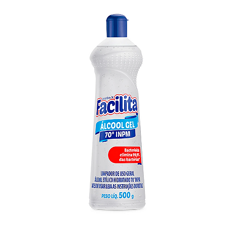 AUDAX FACILITA  ALCOOL GEL 70º 500 GRAMAS