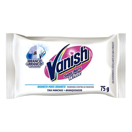 VANISH SUPER BARRA WHITE 75 GRAMAS