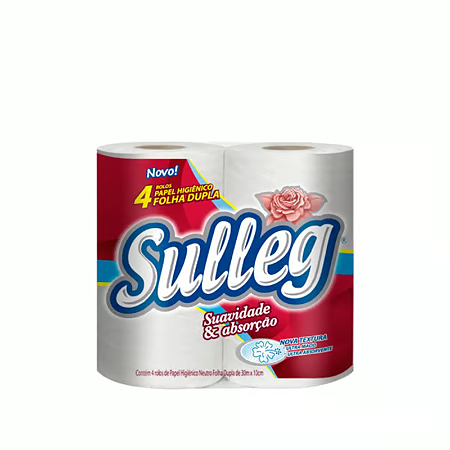 SULLEG PAPEL HIGIENICO FOLHA DUPLA 04X30 METROS