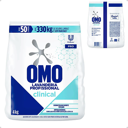 DETERGENTE PO OMO CLINICAL PROFISSIONAL 04 KGS