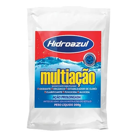 HIDROAZUL PASTILHA DE TRICLORO MULTIACAO 200 GRAMAS