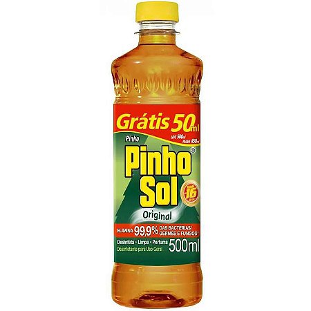 DESINFETANTE PINHO SOL ORIGINAL 500 ML