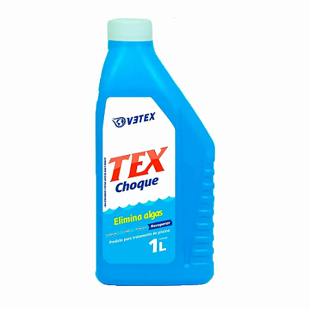 TEX ALGICIDA CHOQUE PISCINA 01 LITRO