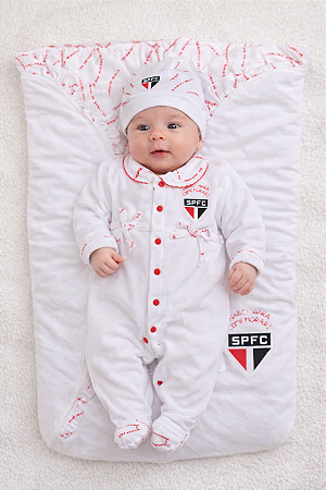 Kit Maternidade São Paulo Plush com Saco de Dormir Feminino