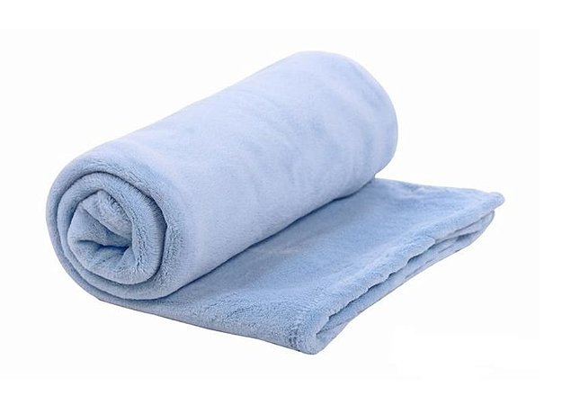 Cobertor Bebê Microfibra Mami Azul 1,10m X 85cm Papi