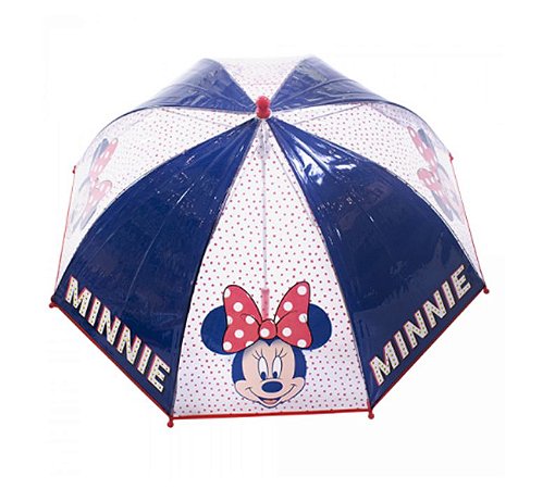Guarda Chuva Infantil Transparente Minnie  - Disney