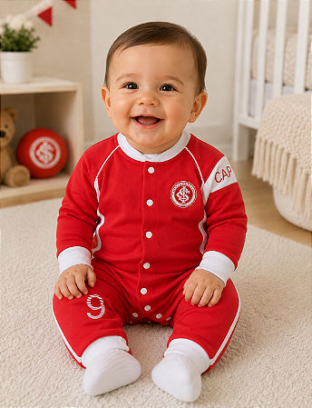 Macacão Bebê Internacional Longo Capitão Oficial