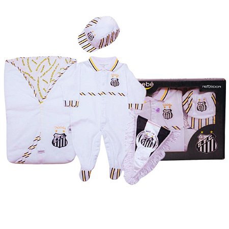 Kit Maternidade Santos com Saco de Dormir Masculino Oficial