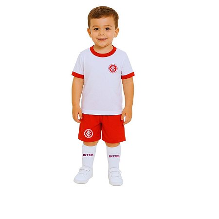 Uniforme Internacional Bebê Infantil Juvenil Conjunto Oficial