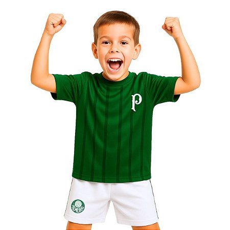 Uniforme Infantil Palmeiras Listrado Oficial