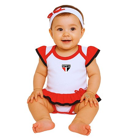Body Vestido São Paulo Com Tiara Oficial