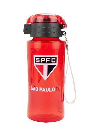Garrafa De Plástico Vermelha 500ml São Paulo Oficial