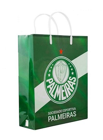 Sacola Para Presentes Palmeiras 33x27cm