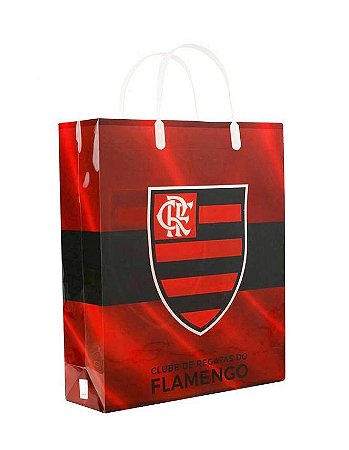 Sacola Para Presentes Flamengo 33x27cm