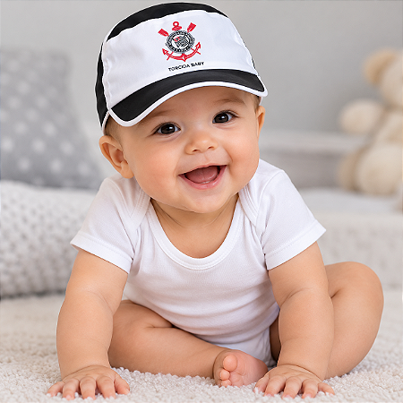 Boné Bebê Corinthians Torcida Baby Oficial